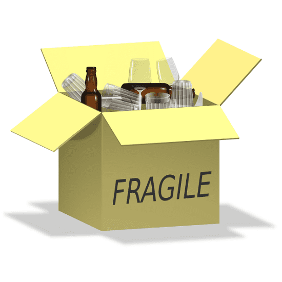 Professional packers also manage fragile items packing with care
