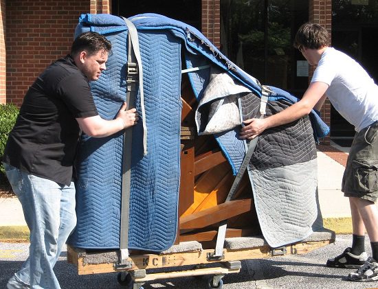 Pianos need moving with precision and care